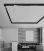 Biała oprawa liniowa ze zmienną barwą ściemnialna LED do systemu szynowego magnetycznego dwufazowego Azzardo ALFA KIRA TRACK MAGNETIC 2LINE 12W CCT SWITCH DIMM WH AZ6502